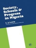 Society, Schools and Progress in Nigeria: Society, Schools and Progress Series