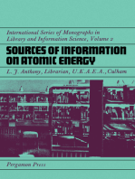 Sources of Information on Atomic Energy: International Series of Monographs in Library and Information Science