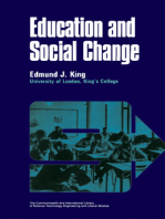 Education and Social Change: A Volume in The Commonwealth and International Library: Education and Educational Research Division