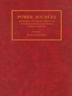 Power Sources: Research and Development in Non-Mechanical Electrical Power Sources