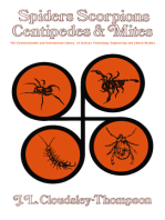 Spiders, Scorpions, Centipedes and Mites