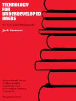 Technology for Underdeveloped Areas: An Annotated Bibliography