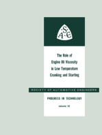 The Role of Engine Oil Viscosity in Low Temperature Cranking and Starting: Prepared Under the Auspices of the SAE Fuels and Lubricants Activity