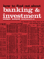 How to Find Out About Banking and Investment: The Commonwealth and International Library: Libraries and Technical Information Division