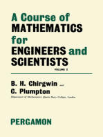 A Course of Mathematics for Engineerings and Scientists: Volume 5