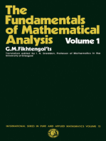 The Fundamentals of Mathematical Analysis