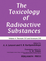 Thorium-232 and Uranium-238: The Toxicology of Radioactive Substances