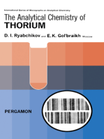 The Analytical Chemistry of Thorium: International Series of Monographs on Analytical Chemistry