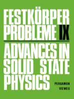 Festkörper Probleme IX: Advances in Solid State Physics