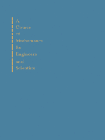 A Course of Mathematics for Engineerings and Scientists