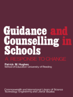 Guidance and Counselling in Schools: A Response to Change