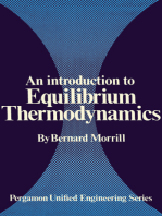 An Introduction to Equilibrium Thermodynamics: Pergamon Unified Engineering Series