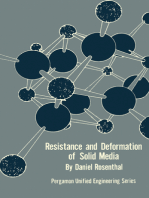 Resistance and Deformation of Solid Media: Pergamon Unified Engineering Series