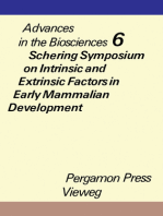 Schering Symposium on Intrinsic and Extrinsic Factors in Early Mammalian Development, Venice, April 20 to 23, 1970: Advances in the Biosciences