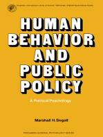 Human Behavior and Public Policy: A Political Psychology