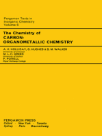 The Chemistry of Carbon: Organometallic Chemistry