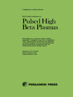 Pulsed High Beta Plasmas: Proceedings of the Third Topical Conference Held at Ukaea Culham Laboratory, Abingdon, Oxfordshire, U.K., 9-12 September 1975