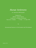 Human Settlements: An Annotated Bibliography