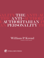 The Anti-Authoritarian Personality: International Series of Monographs In, Experimental Psychology