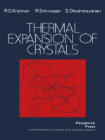 Thermal Expansion of Crystals: International Series in the Science of the Solid State