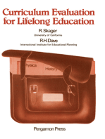 Curriculum Evaluation for Lifelong Education: Developing Criteria and Procedures for the Evaluation of School Curricula in the Perspective of Lifelong Education: A Multinational Study