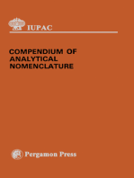 Compendium of Analytical Nomenclature: Definitive Rules 1977