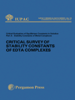 Critical Survey of Stability Constants of EDTA Complexes