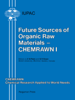 Future Sources of Organic Raw Materials: CHEMRAWN I: CHEMRAWN Chemical Research Applied to Words Needs