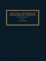 Analytical Techniques in Environmental Chemistry: Proceedings of the International Congress, Barcelona, Spain, November 1978