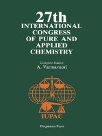 27th International Congress of Pure and Applied Chemistry: Plenary and Invited Lectures Presented at the 27th IUPAC Congress, Helsinki, Finland, 27-31 August 1979