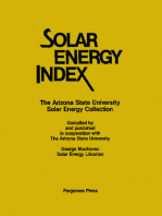 Solar Energy Index: The Arizona State University Solar Energy Collection