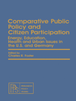 Comparative Public Policy and Citizen Participation: Energy, Education, Health and Urban Issues in the U.S. and Germany