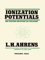Ionization Potentials: Some Variations, Implications and Applications