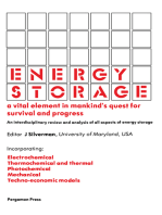 Energy Storage: A Vital Element in Mankind's Quest for Survival and Progress