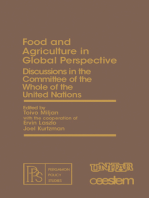 Food and Agriculture in Global Perspective: Discussions in the Committee of the Whole of the United Nations