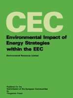 Environmental Impact of Energy Strategies Within the EEC: A Report Prepared for the Environment and Consumer Protection, Service of the Commission of the European Communities