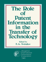 The Role of Patent Information in the Transfer of Technology: Proceedings of the International Conference held at Varna, Bulgaria, May 27-30, 1980