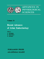 Recent Advances of Avian Endocrinology: Satellite Symposium of the 28th International Congress of Physiological Sciences, Székesfehérvár, Hungary, 1980