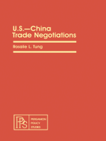 U.S.—China Trade Negotiations: Pergamon Policy Studies on Business and Economics