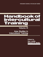 Handbook of Intercultural Training: Area Studies in Intercultural Training