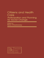 Citizens and Health Care: Participation and Planning for Social Change