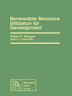 Renewable Resource Utilization for Development: Pergamon Policy Studies on International Development