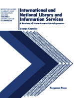 International and National Library and Information Services: A Review of Some Recent Developments 1970-80