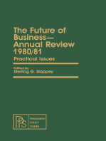 The Future of Business—Annual Review 1980/81: Practical Issues