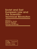 Soviet and East European Law and the Scientific-Technical Revolution: Pergamon Policy Studies on International Politics