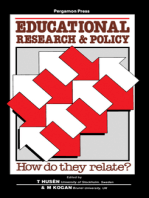 Educational Research and Policy: How Do They Relate?