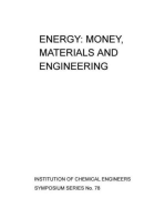 Energy: Money, Materials and Engineering: Institution of Chemical Engineers Symposium Series