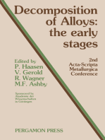Decomposition of Alloys: The Early Stages: Proceedings of the 2nd Acta-Scripta Metallurgica Conference