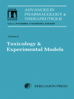 Toxicology and Experimental Models: Proceedings of the 8th International Congress of Pharmacology, Tokyo, 1981