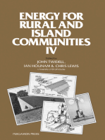 Energy for Rural and Island Communities: Proceedings of the Fourth International Conference Held at Inverness, Scotland, 16–19 September 1985